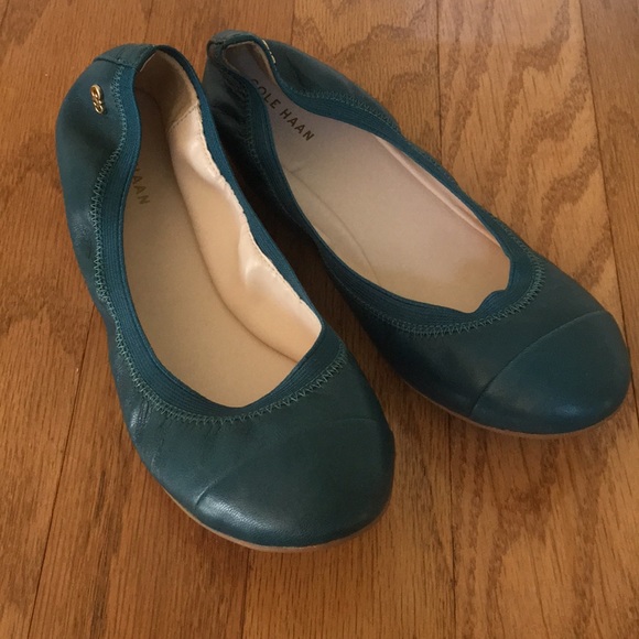 dark teal flats